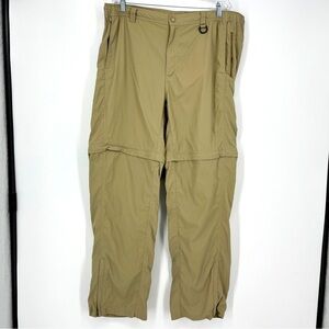The North Face Convertible Pants Zipper Shorts Size XXL Nylon Hiking Outdoors